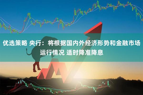优选策略 央行：将根据国内外经济形势和金融市场运行情况 适时降准降息